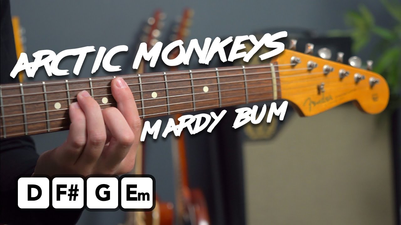 Arctic Monkeys - Mardy Bum Guitar Lesson // Chords + Solo w/ neck diagrams