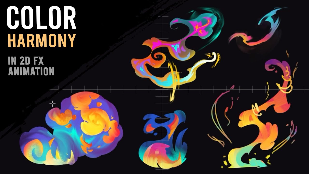 Color harmony in 2D FX animation