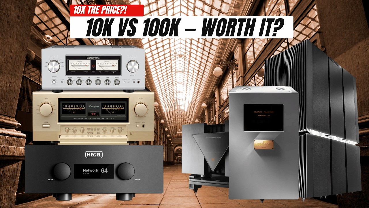 Hi-Fi усилители за 10 000 долларов против усилителей за 100 000 долларов — что на самом деле можн...