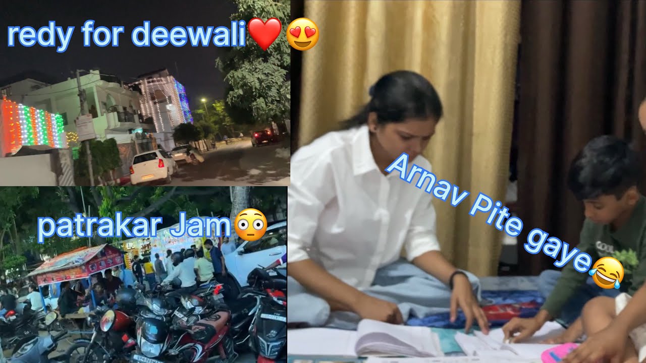 Mini tution part 2😂||Lucknow redy for deepawali 🪔❤️||dailyvlog||jitendraVlogs@