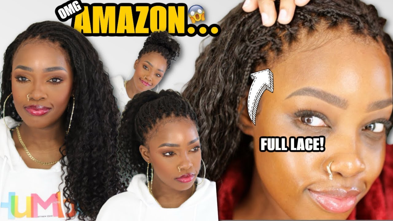 😱GAME OVER! I Found a FULL LACE ✨HUMAN HAIR Boho Braid Wig on AMAZON! Best So Far?! | MARY K. BELLA