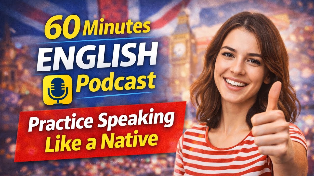 1 Hour English Podcast Practice Speaking Like a Native