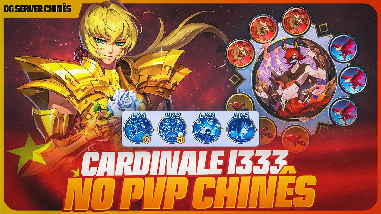 ♓🌹 PRIMEIROS TESTES PRÁTICOS COM O CARDINALE 1333 NO PVP CHINÊS - SERÁ QUE TEM ESPAÇO NO META? 🌹♓