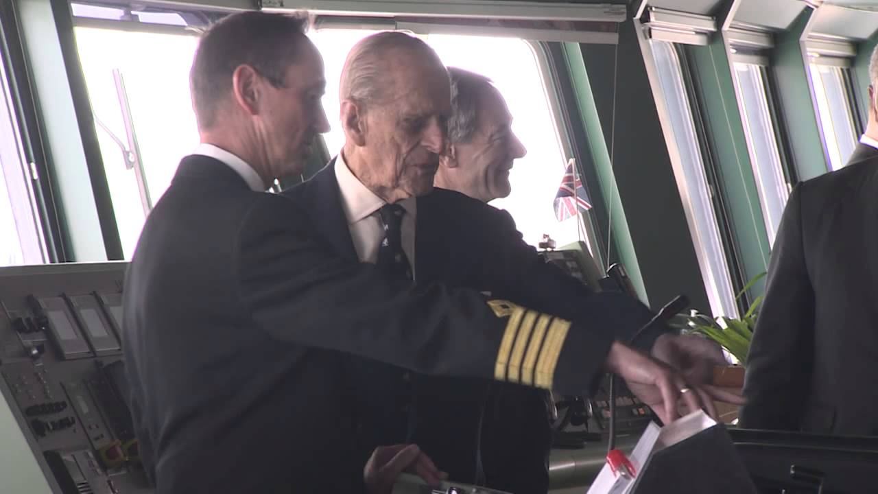 HRH The Duke of Edinburgh at Queen Mary 2's 10th anniversary