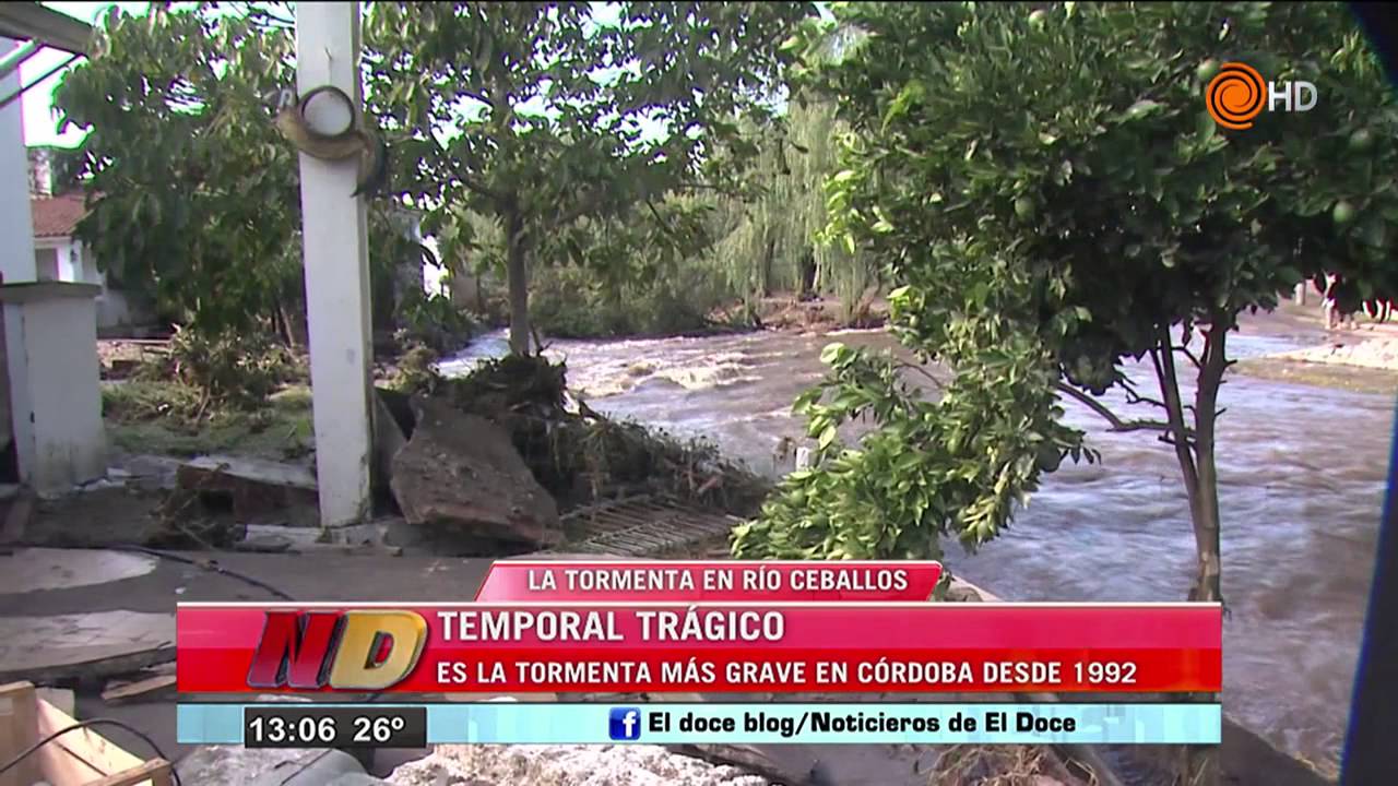 Río Ceballos: Temporal, muerte y desolación - Noticiero Doce