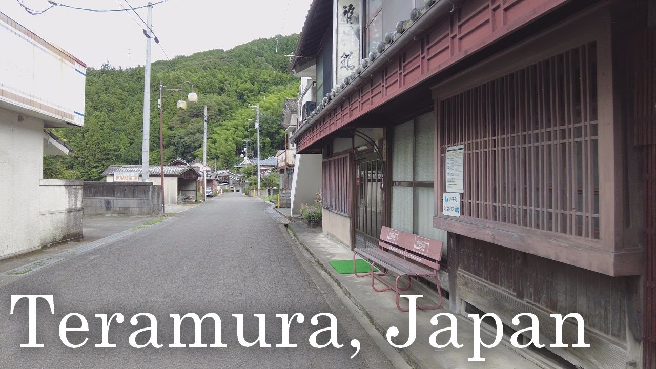 【4K】Relaxing Walk in Japanese Village - Teramura, Ehime