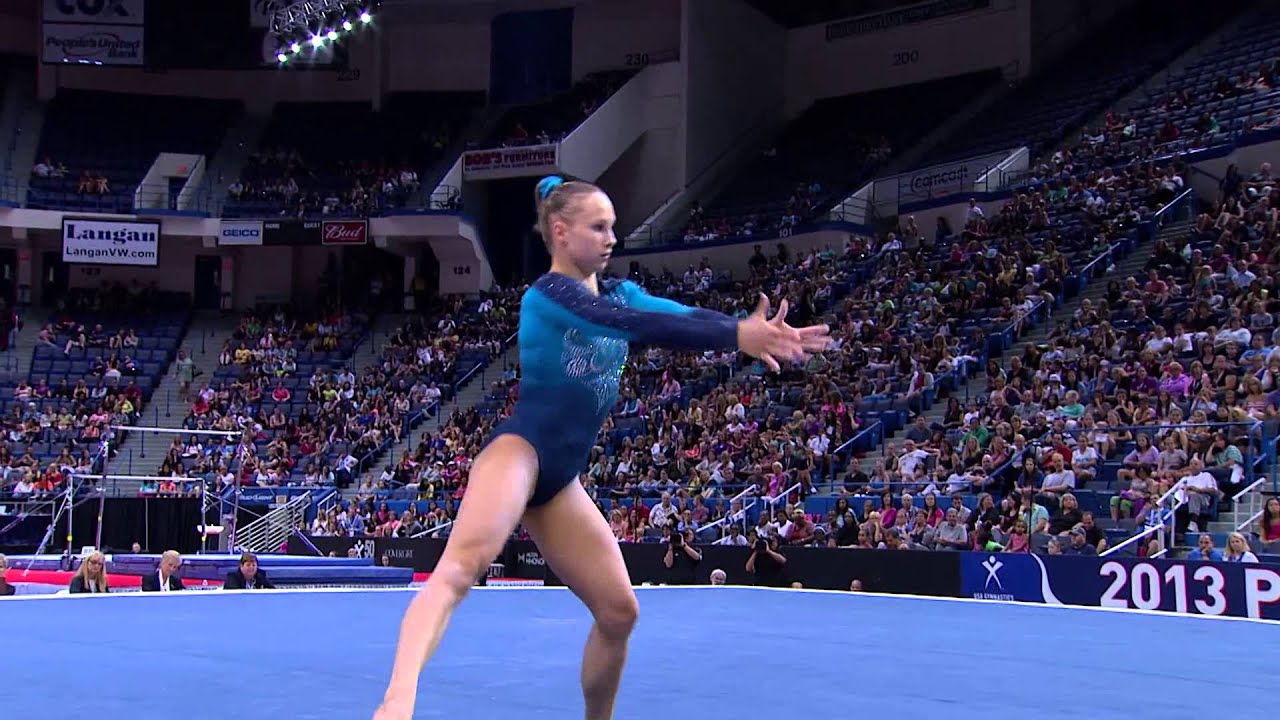 Brenna Dowell - Floor Exercise - 2013 P&G Championships - Women - Day 1