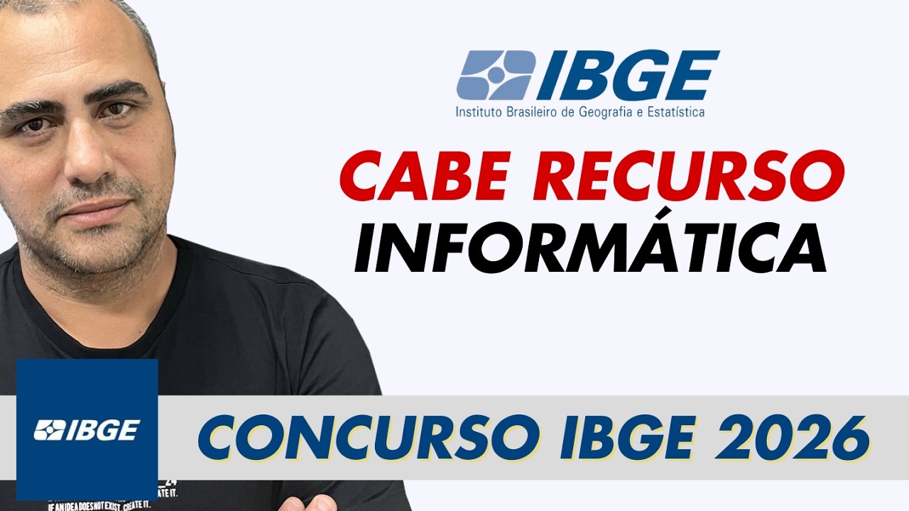 Cabe Recurso - Informática - Concurso IBGE 2026