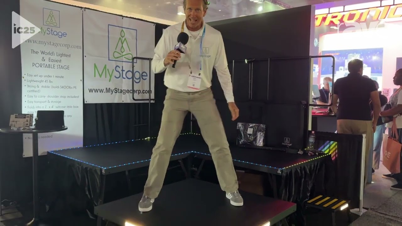 InfoComm 2025: MyStage Shows Off Lightweight, Ultra-Strong Portable Stage