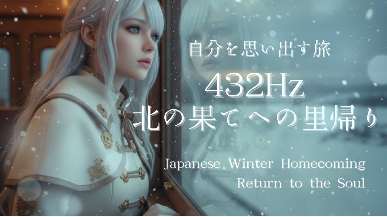 【432Hz】北の果てへの里帰り：日本の雪の中で自分を思い出す旅 | Japanese Winter Homecoming : Remembering Your Soul