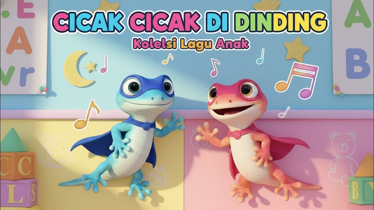Lagu Anak Indonesia | Cicak-Cicak, Naik Delman, Naik Kereta Api & Kebiasaan Anak | Kinderland