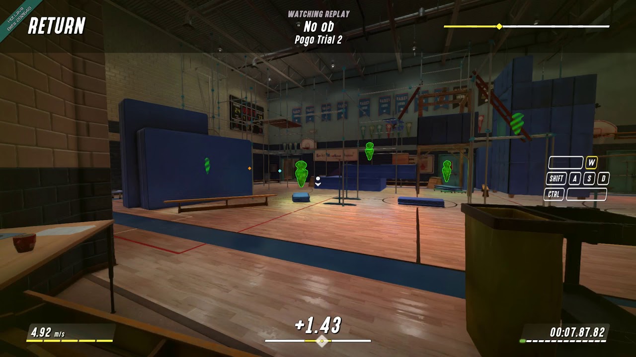 Hot Lava Speedrun! School Pogo Trial 2 [24.035] Any% (WR)