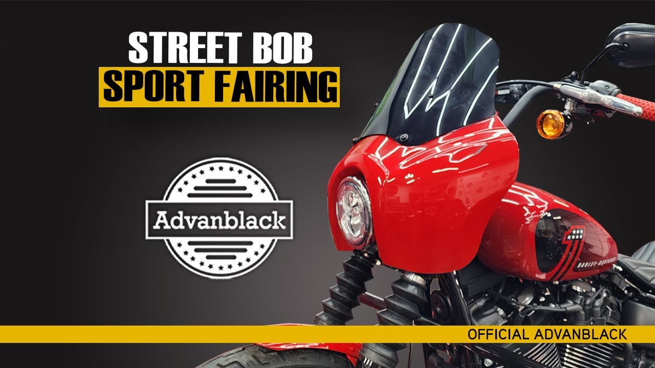 Advanblack Street Bob Sport Fairing Install