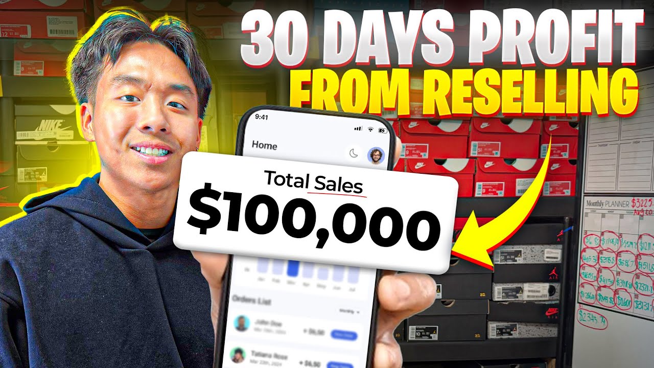 I Tried Making $100,000 in 30 Days Reselling Sneakers