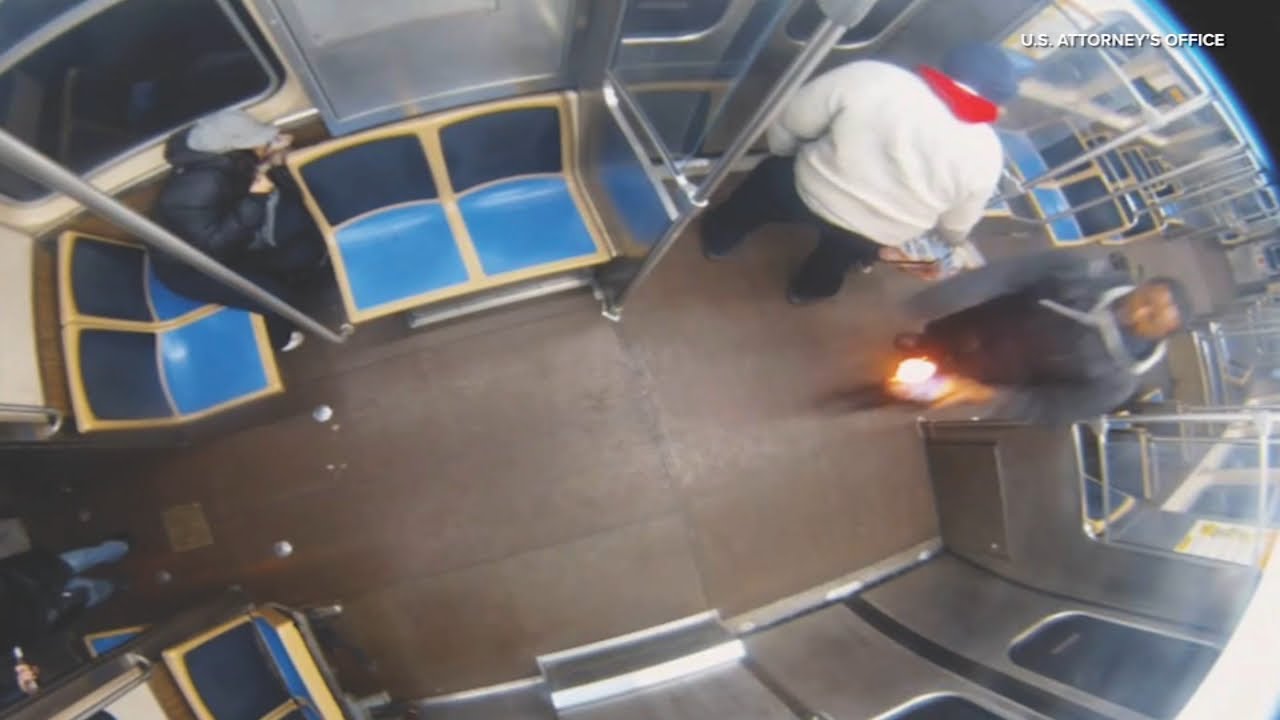 Photos show man set woman on fire on CTA Blue Line train in Chicago