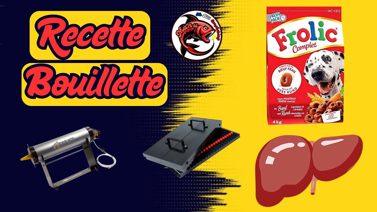 Pêche à la carpe : recette bouillette frolic & foie
