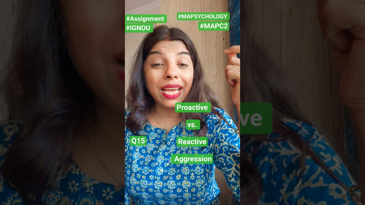 Planned or provoked? Know how aggression takes two forms: proactive vs. reactive #MAPC4