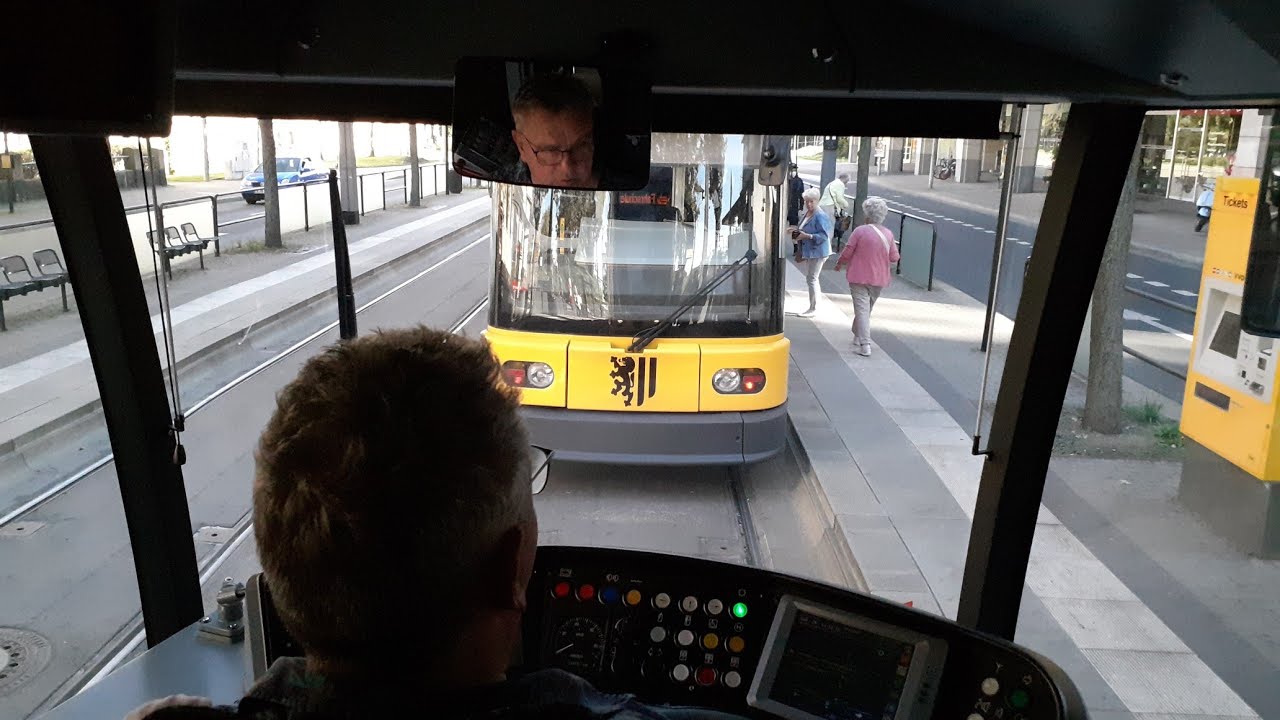 Kindertraum Straßenbahnfahrer - als Selbstfahrer in Dresden unterwegs