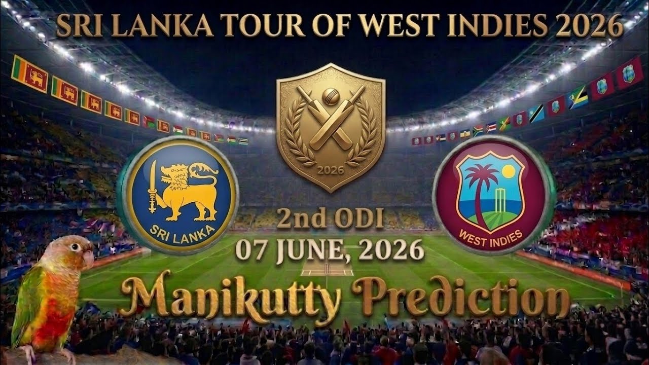 🏏 Sri Lanka vs West Indies 2nd ODI Match Prediction 2026 | Who Will Win? | Manikutty Prediction 🔥