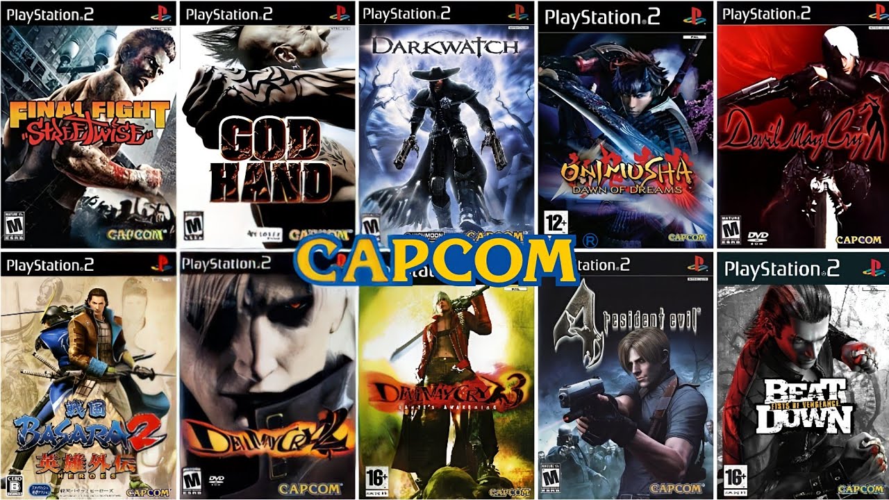 TOP 50 BEST CAPCOM GAMES FOR PS2[PLAYSTATION 2]