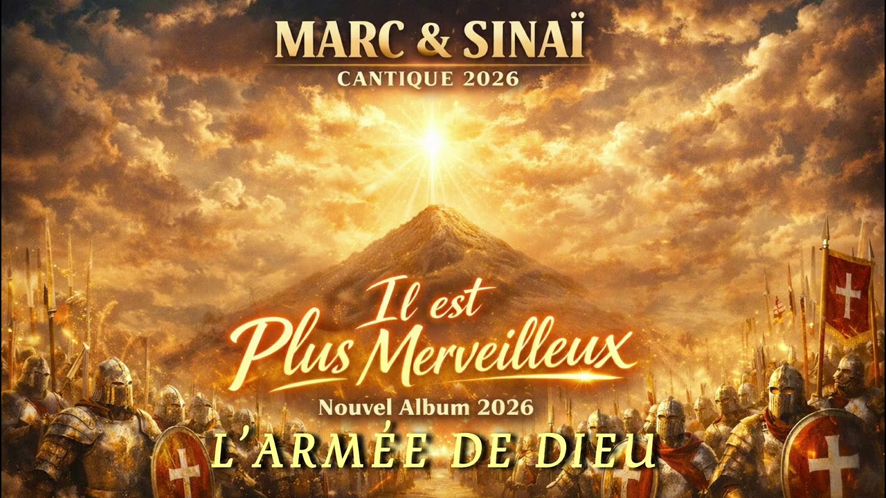 Marc & Sinaï / il est plus merveilleux / cantique 2026 / nouvel album 2026 l’armée de Dieu / 