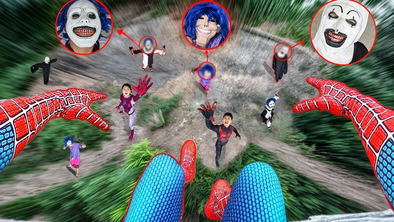 SPIDERMAN PARKOUR Vs SMILING WOMAN | Deadly Chase Claimed Teammates (Horror Story Short) Epic POV