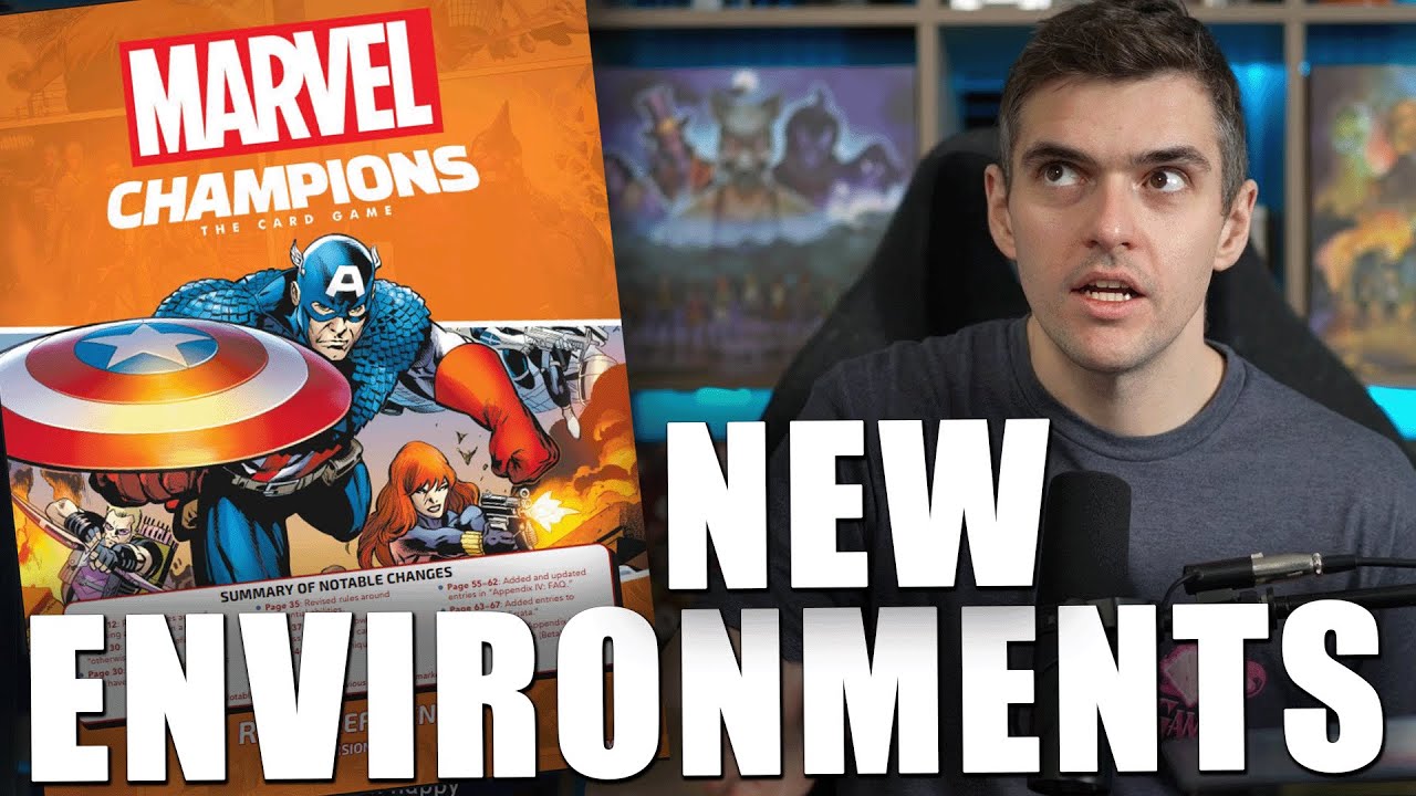 What are the new Environments for Marvel Champions?