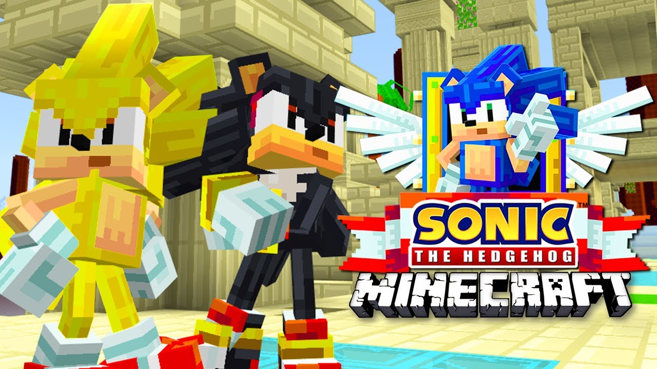 Sonic & Shadow Play Minecraft Sonic DLC Part 3 - SUPER SONIC!! (END)