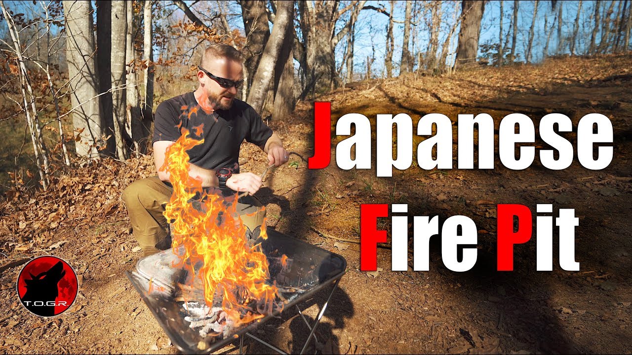 Japanese Fire Pit - Snow Peak Pack and Carry Fireplace Review