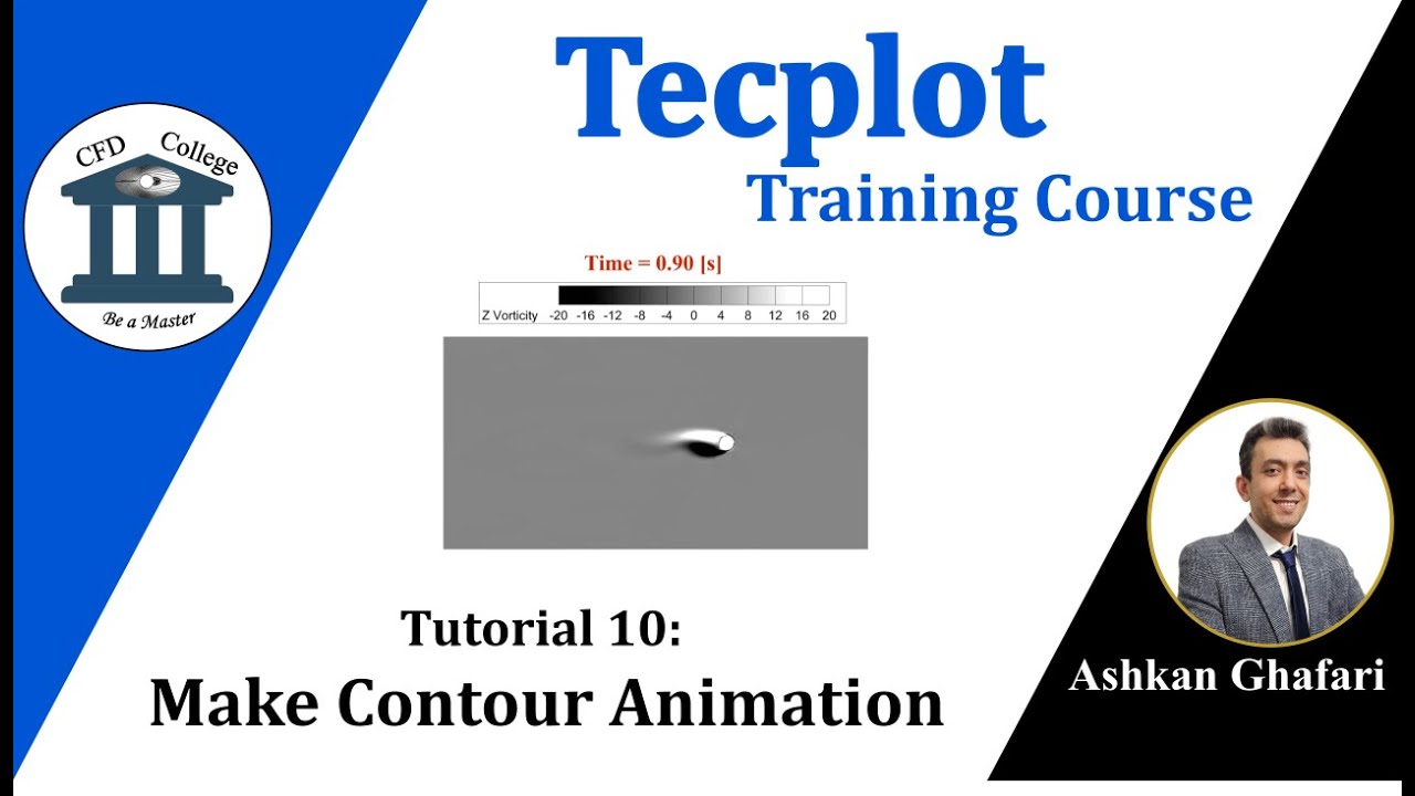 Tecplot Tutorial 10 | How to make contour animation in Tecplot in 2D simulation?