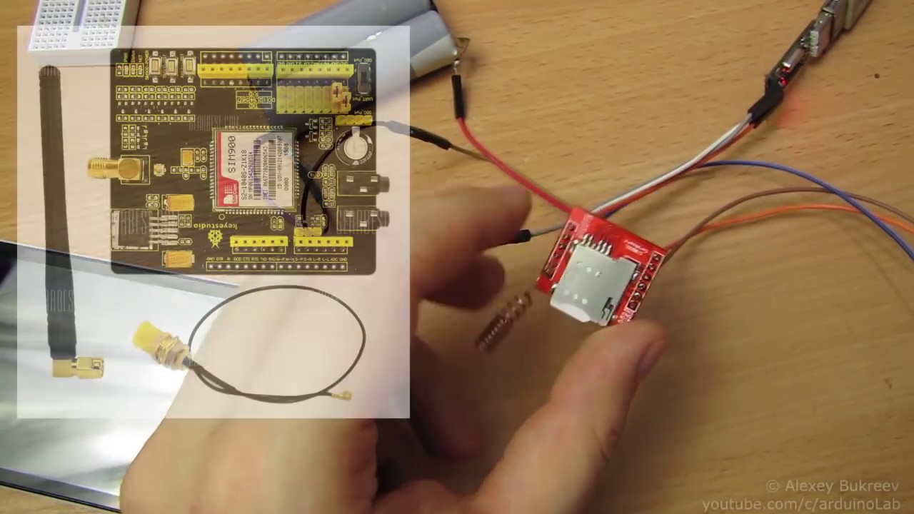 GSM модем SIM800L, первый взгляд
