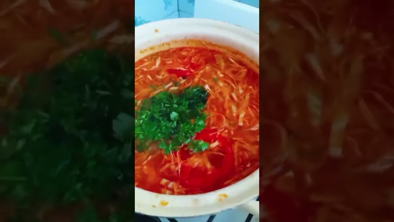 какой вы любите борщ? густой или ?