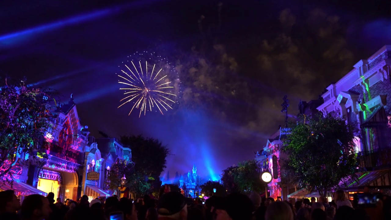 4K Together Forever | Main Street View | Disneyland Fireworks 2018