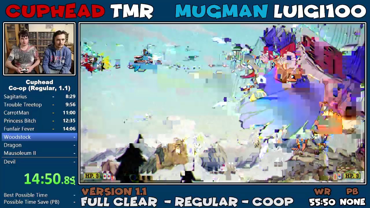 [World Record] Cuphead - Full Clear Co-op Regular in 50:55 (version 1.1)