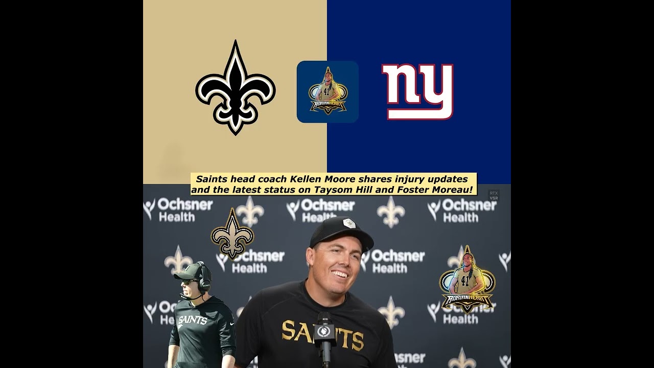 Kellen Moore shares injury updates and the latest status on Taysom Hill and Foster Moreau! 
