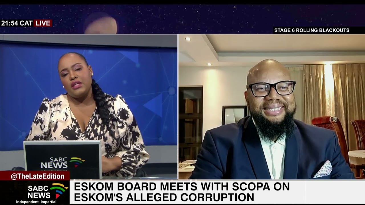 Senior politicians implicated in Eskom corruption: Adil Nchabeleng