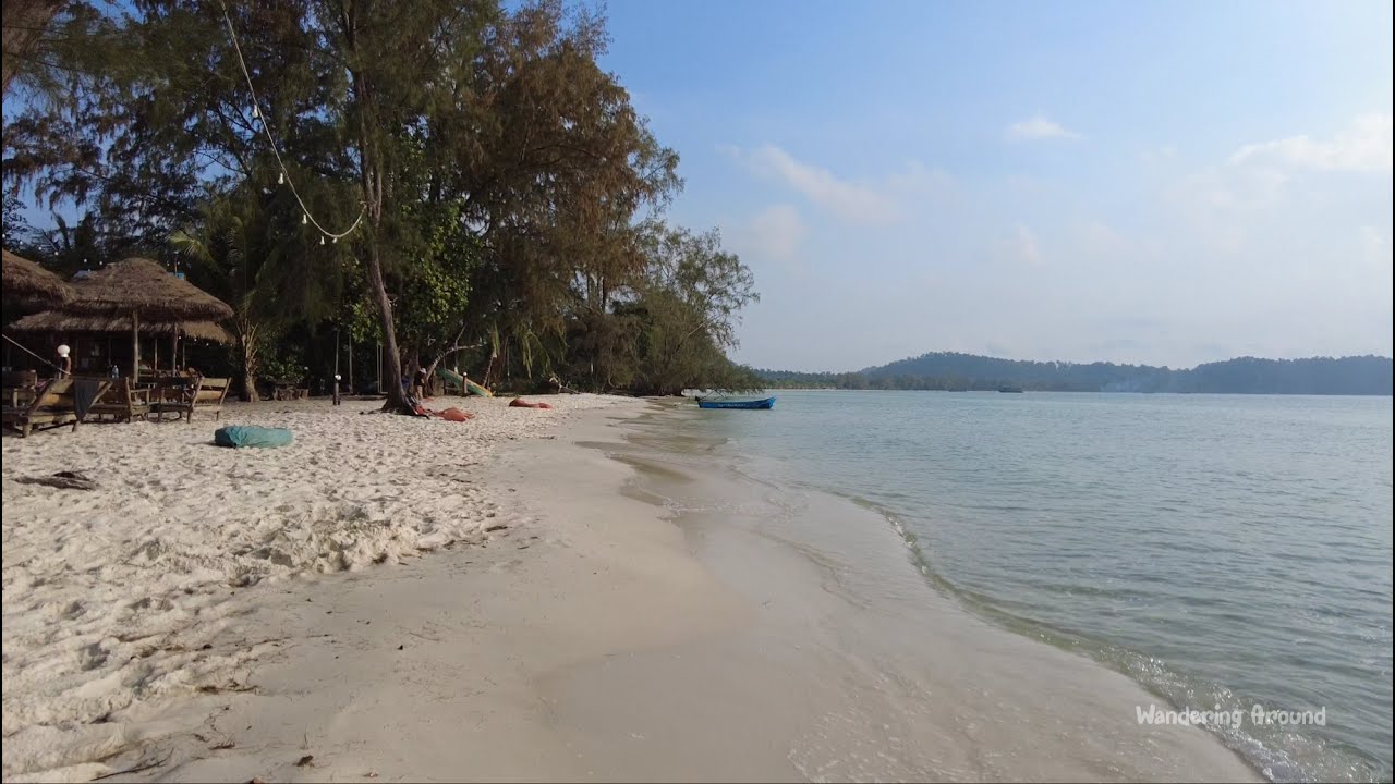Kaoh Touch Beach Morning Walk | Koh Rong | Cambodia
