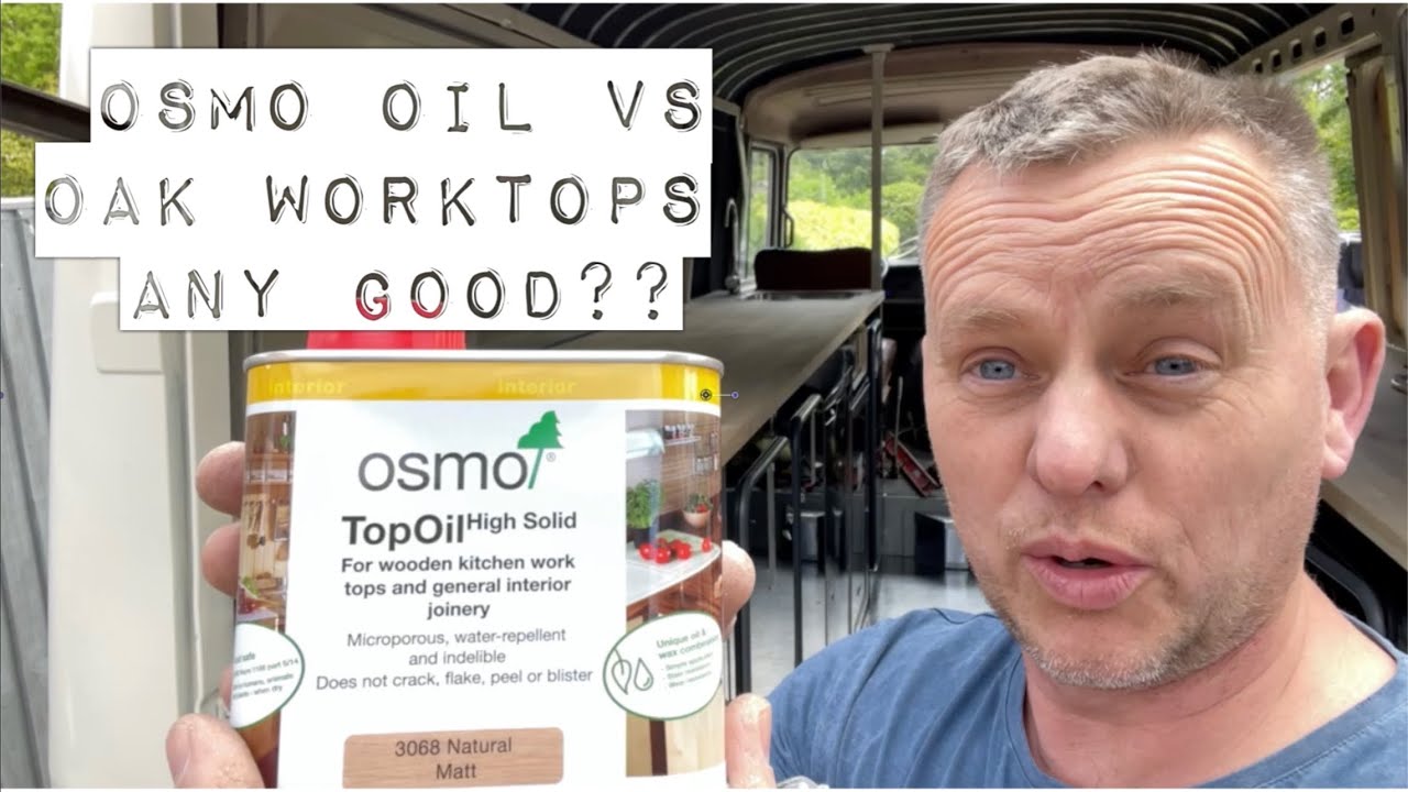 Applying Osmo Oil For Oak Worktops, Any Good? Coffee Van Restoration Project Episode 27