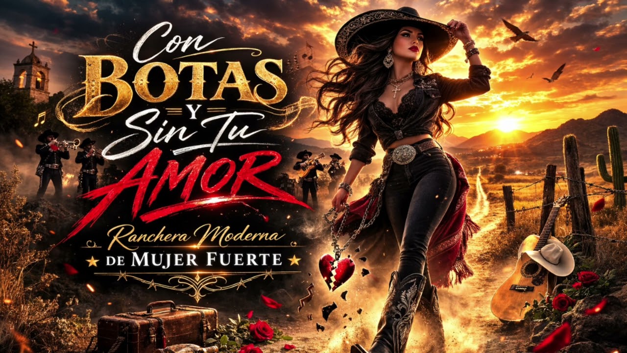  Con Botas y Sin Tu Amor | Ranchera Moderna de Mujer Fuerte 2026