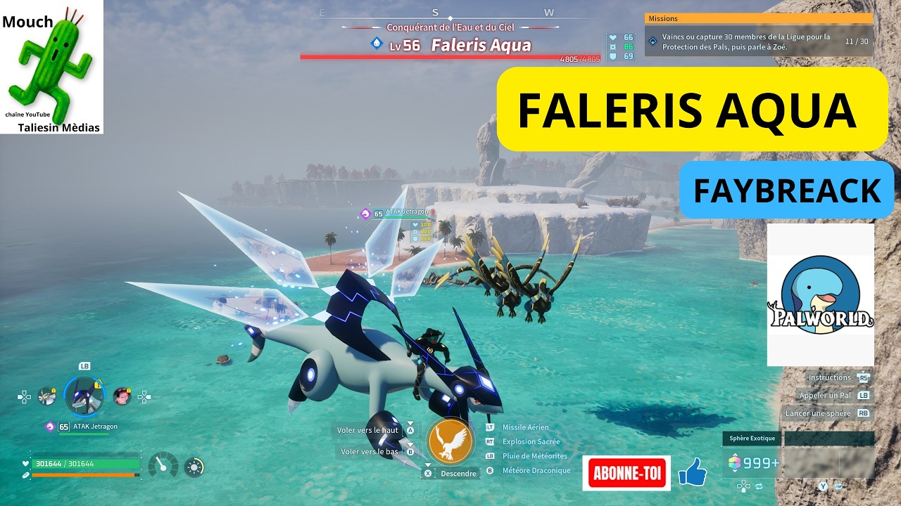 PALWORLD/FALERIS AQUA/FAYBREACK /LOCALISATION.