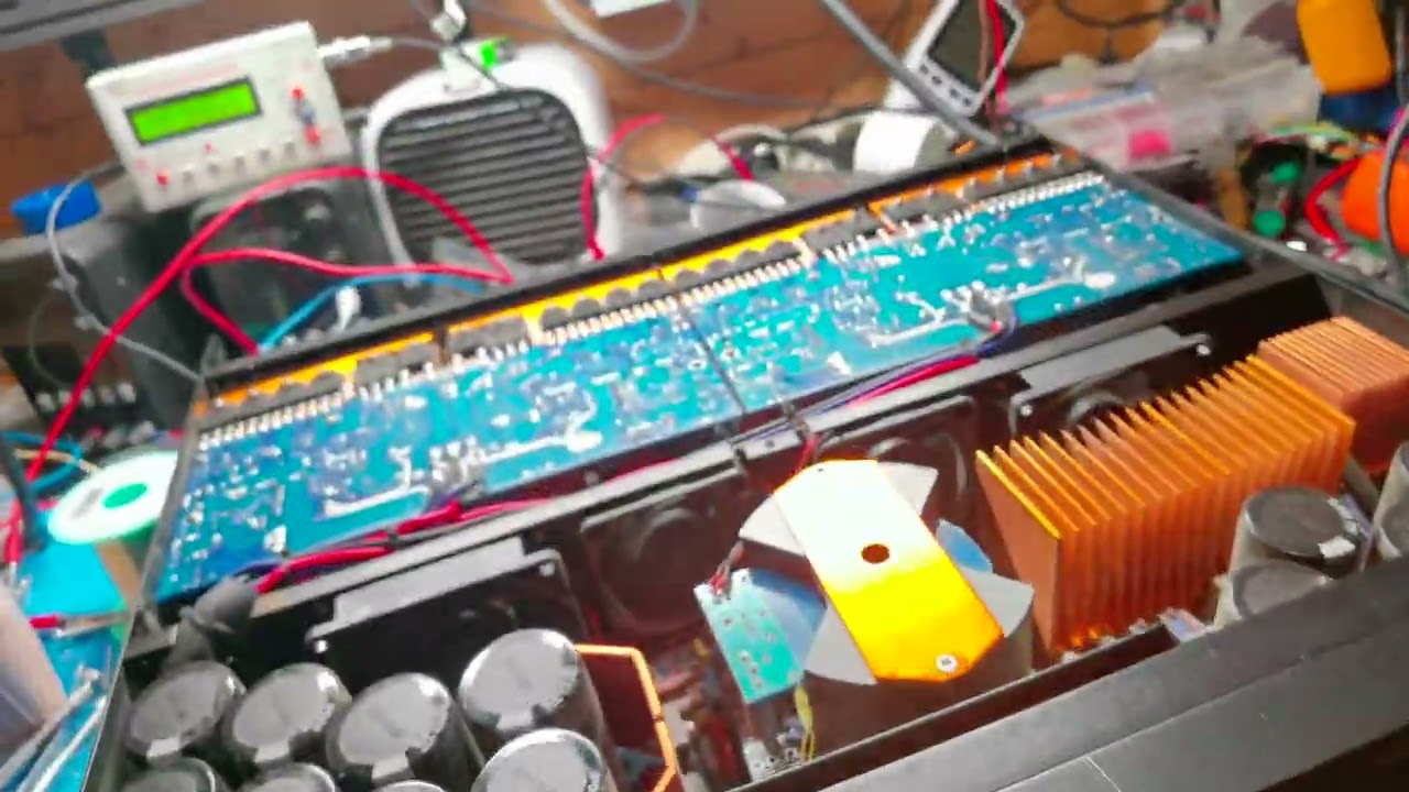 Another faulty FP10000Q, VPL light, repair and test