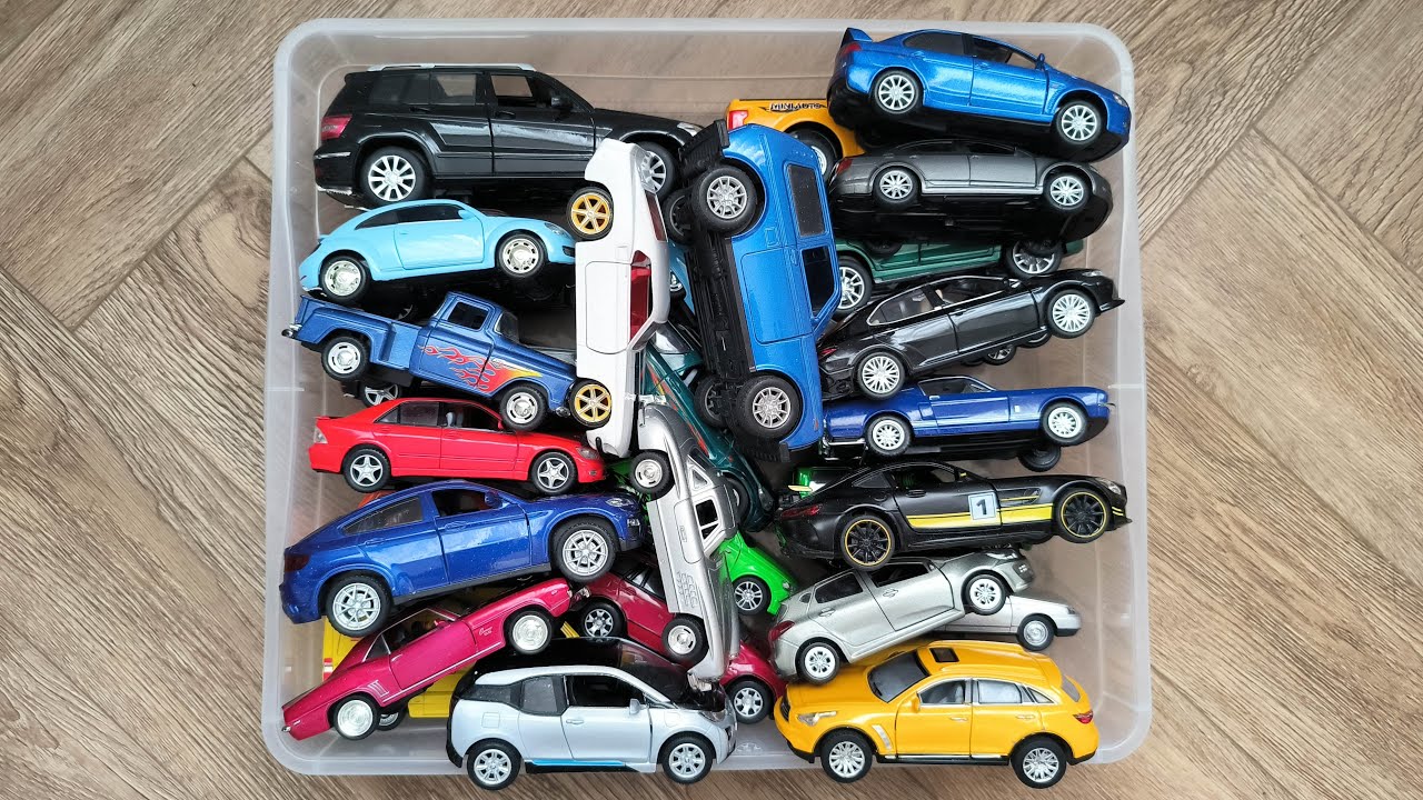 A Mix of Random Cars Inside the Box - Infinity, BMW, Lexus, VW, Mercedes, Mitsubishi, Kia, Chevrolet