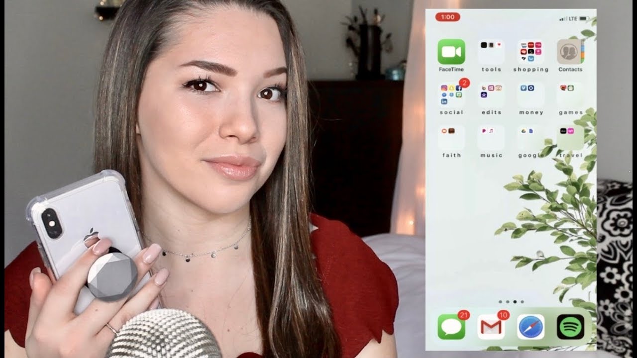 ASMR - What's On My iPhone? | Whispered