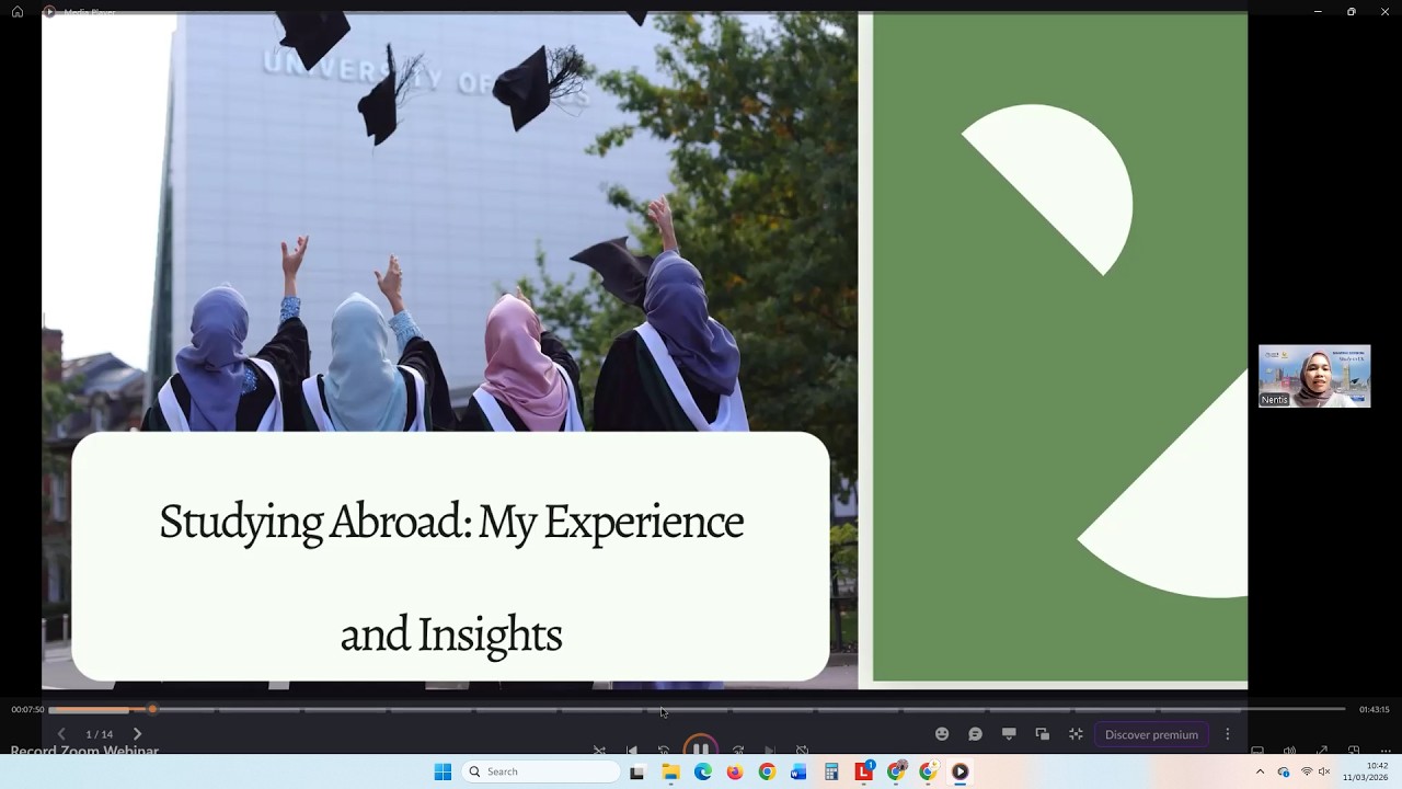 Sharing Session: Study to UK