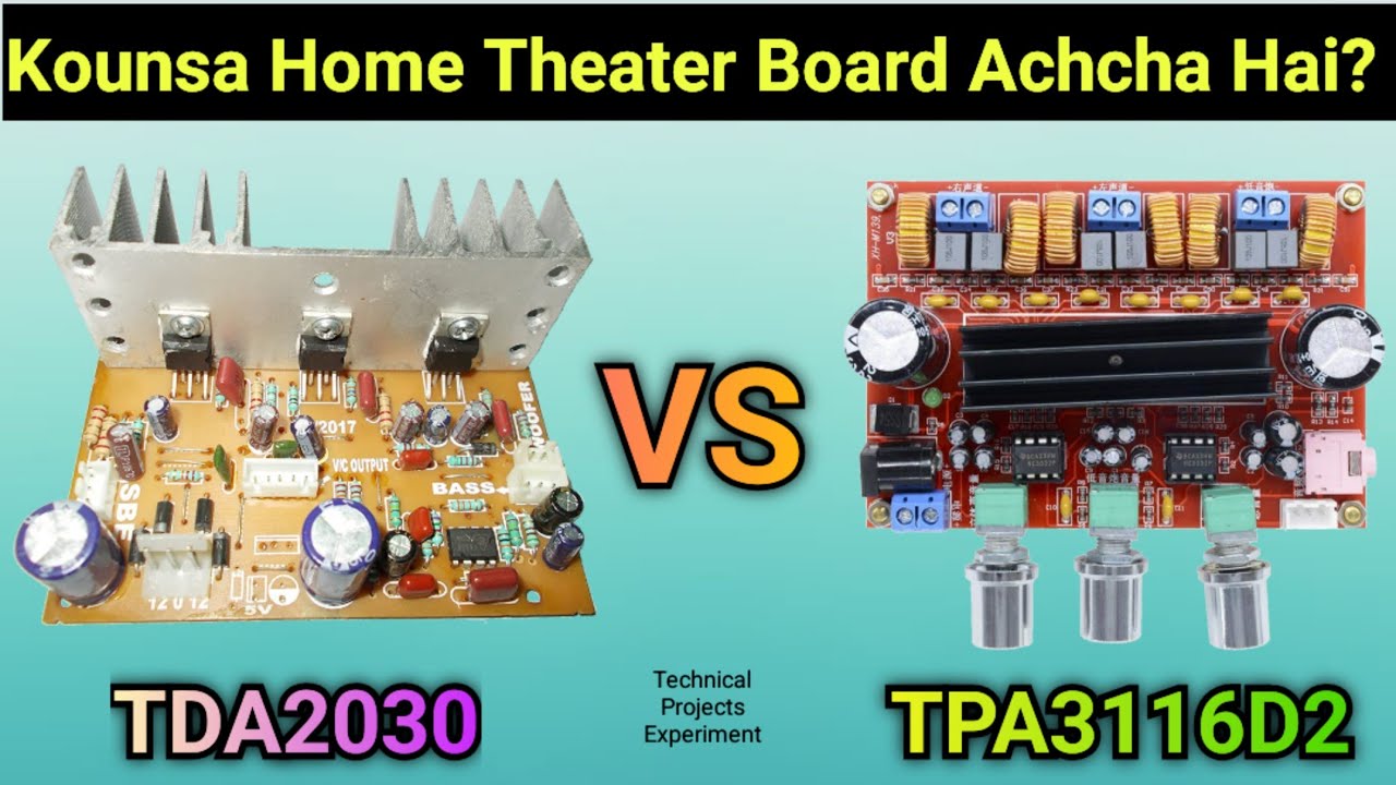 TDA2030 VS TPA3116D2 | Home Theater | TDA2030 | TPA3116D2 | Class D Amplifier
