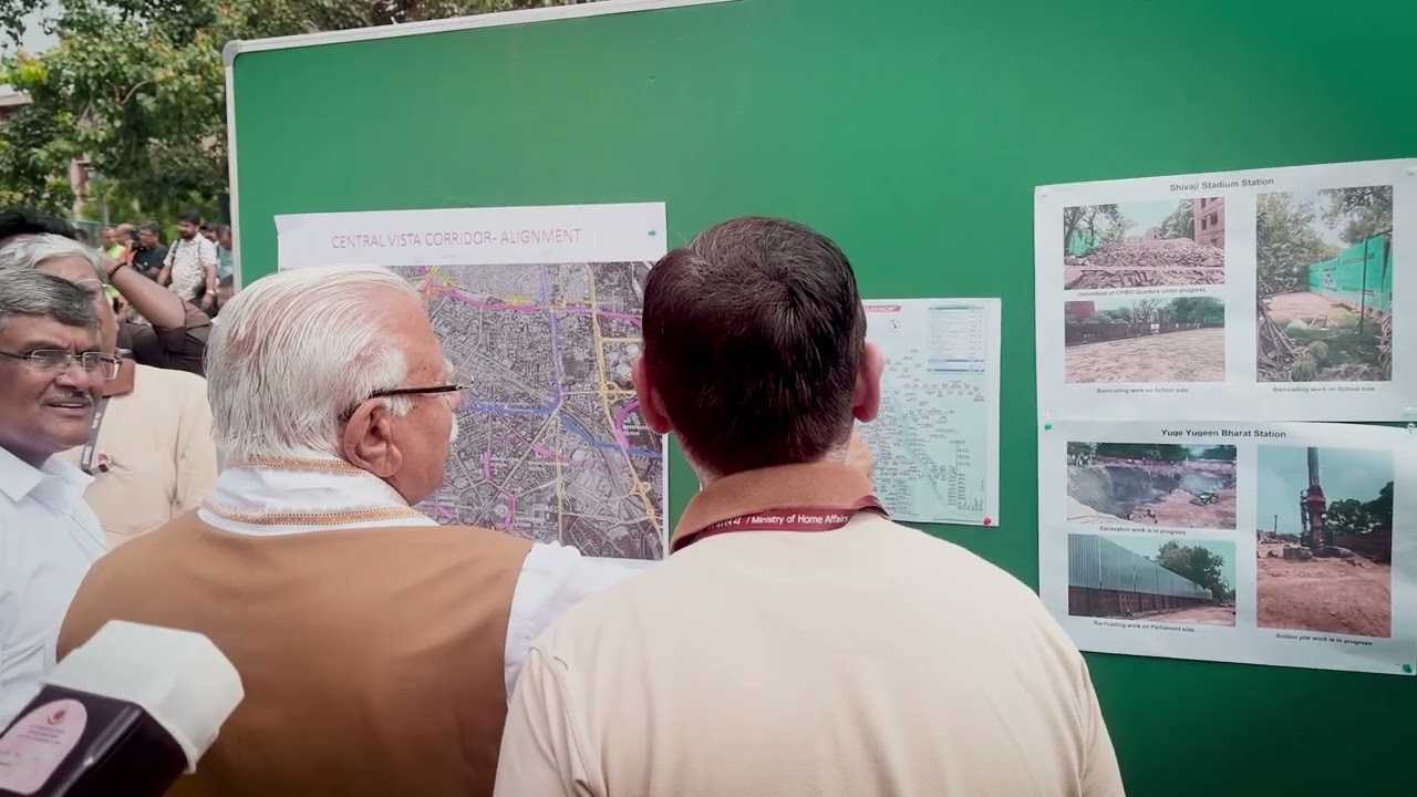 Commencement of works at the Central Secretariat Metro Station for the Central Vista Metro Corridor 