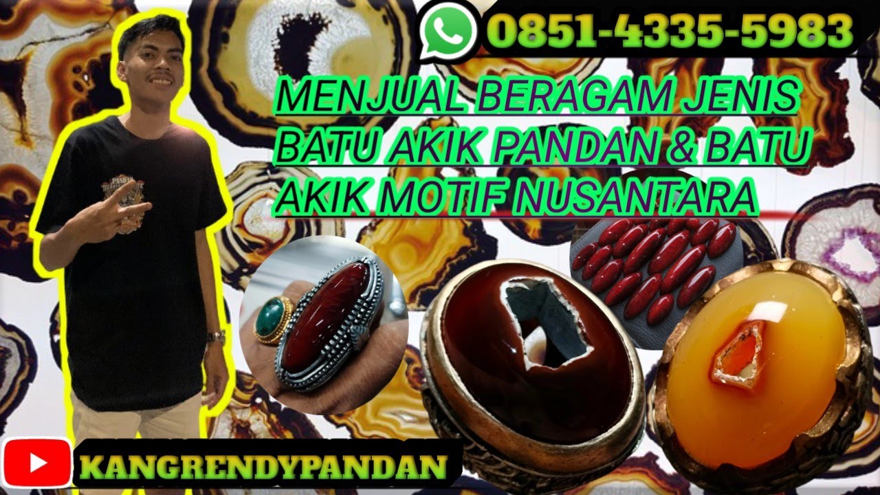 LIVE BATU AKIK MOTIF & BATU PANDAN NUSANTARA