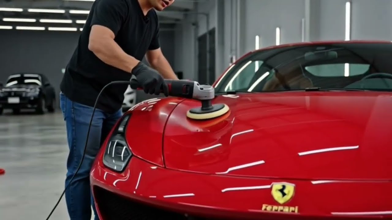 ASMR Car Restoration 4K | Abandoned Ferrari Back to Life