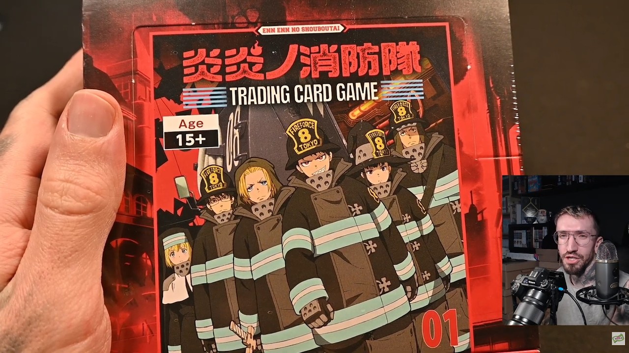 В рамках серии TCG состоялось открытие бустерного набора Fire Force.