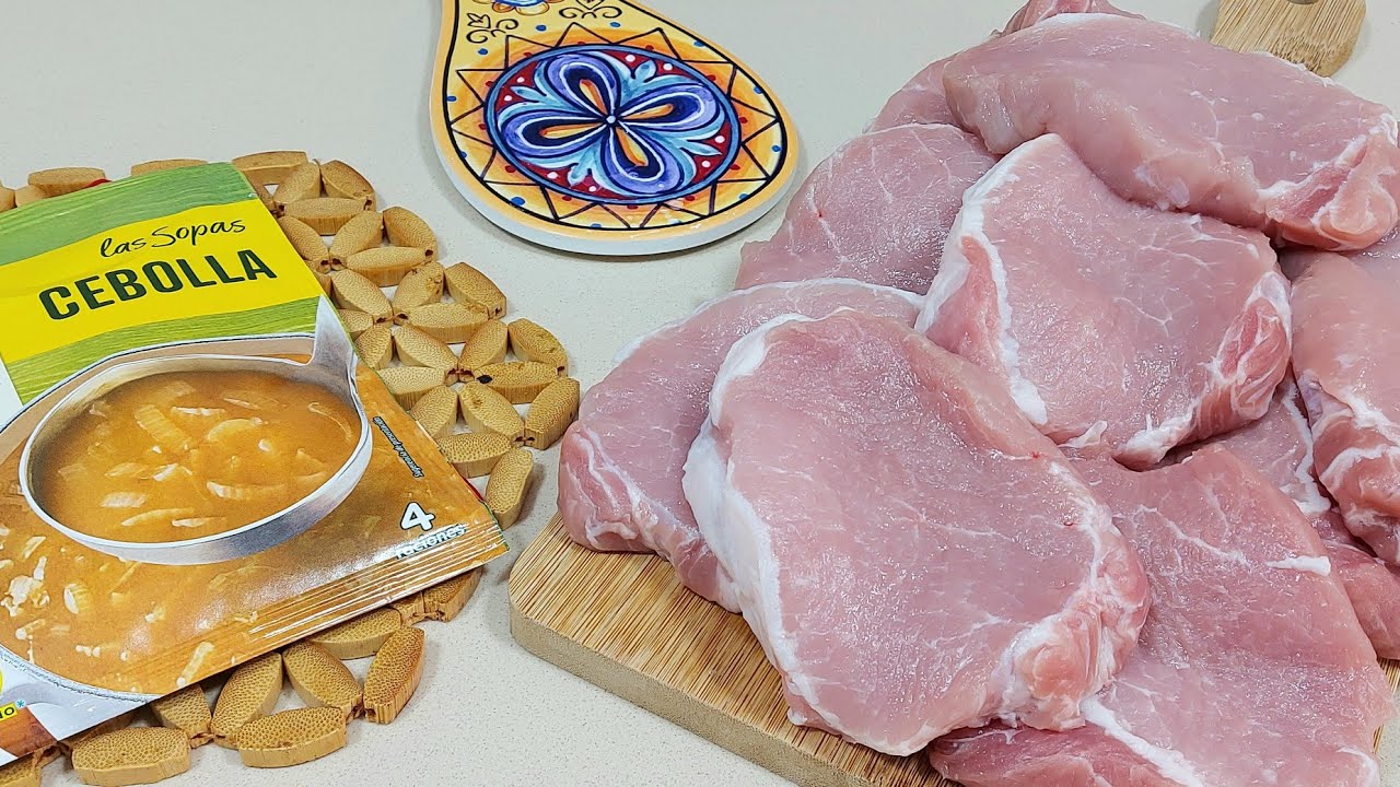 🍽 FILETES EN SALSA DE SOPA DE SOBRE🥄LOS MÁS TIERNOS👌 // BEATRIZ COCINA